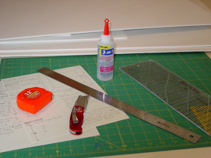 Artfully Musing Tutorial How to Make Foam Core Shelves to Store and Display Your Crafting